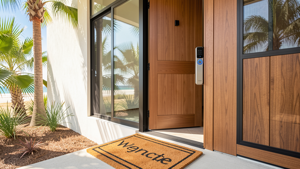 Self check-in and smart locks